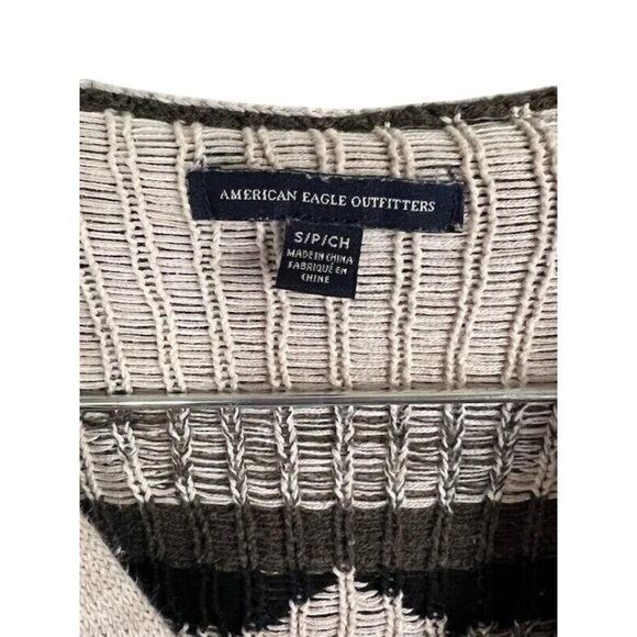 American Eagle Outfitters Hooded Southwest Pattern Sweater S aztec - Picture 2 of 4